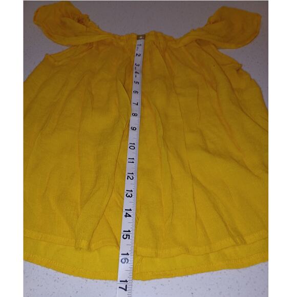 Speed Limit Blouse Women Yellow Size Small - Picture 5 of 5